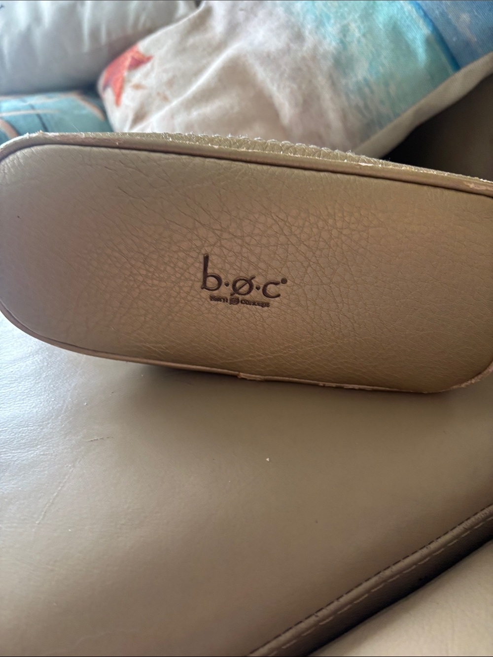 b.o.c. Tan Crossbody Bag with Logo Accent